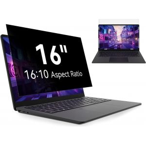 16 Pouces Filtre De Confidentialité Pour Écran Ordinateur Portable, Compatible Avec Hp/Dell/Acer/Lenovo/Thinkpad/Samsung/Asus/Sony, Aspect 16:10 Amovible Anti-Lumière Bleu Premium Protecteur D'Écran - Neuf