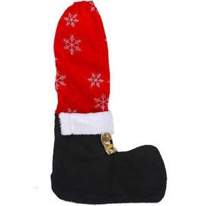 Créatifs De Décoration De Noël Flocon De Neige Président De La Jambe Bas Jambe De Table Chaussettes - Neuf