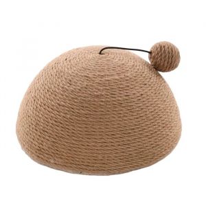 Jouet &Agrave; Griffer Pour Chat 14 X 26 Cm Coupole En Jute Avec Balle Sonore - Neuf