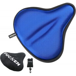 Housse Selle Velo Appartement Bleu Fonc&eacute; Couvre Selle Gel Femme Protege Selle V&eacute;lo Coussin Selle Velo Confortable Housse Siege Velo Large 27 X 25 Cm Protection Selle Velo D'appartement - Neuf