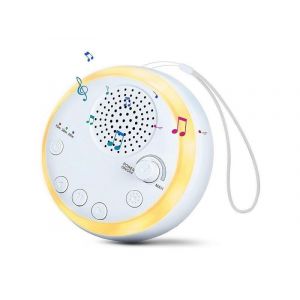 Machine &Agrave; Bruit Blanc Avec 16 Sons, Minuterie D'arr&ecirc;t Automatique, Veilleuse Et Design Portable - Neuf