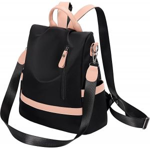 SHIBA-Sac à Dos Femme Antivol, Sacs à Main Portés Dos Femme, Petit Sac Bandoulière Fort Backpack Multifonctionnel Loisirs Casual L[5 - Neuf