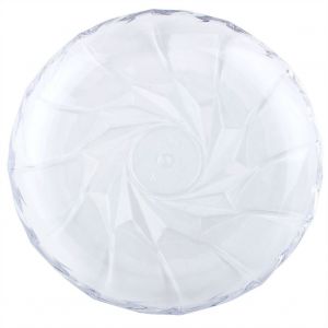 Hjlian Assiette A Fruits Ronde Transparente Multifonctionnelle, Plateau Pour Gateaux, Bonbons, Collations (#4) - Neuf