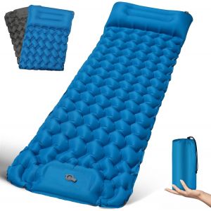 Letnerny-Matelas De Camping Autogonflant Ultral&eacute;ger 200 X 68 Cm Tapis De Camping Avec Oreiller &Eacute;tanche Matelas Gonflables Unique Portable Pour Voyage, Plage, La Randonn&eacute;e - Neuf