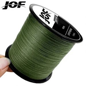 Jof-Ligne De P&ecirc;che Multifilament Tress&eacute;e En Pe Japonais,4 Fils,Fil De Carpe De Mer,Accessoires Pour Eau Douce,4x,100m,300m.Army Green.100m-0.11mm-10lb - Neuf