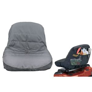 Housse de si&egrave;ge de tondeuse &agrave; gazon Oxford 600D avec rembourrage et poches de rangement pour si&egrave;ges de tracteur - Neuf