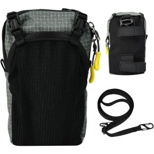 JGD-Sac Banane pour T&eacute;l&eacute;phone Portable, Pochette de Sangle de Sac &agrave; Dos, Sac de Fixation de Sac &agrave; Dos de Poche avec Bandouli&egrave;re Amovible Pochette de Fixation &agrave; Bandouli&egrave;re Tactique pour Cyclisme - Neuf