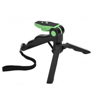 Support de t&eacute;l&eacute;phone Tr&eacute;pied Stabilisateur portable Support de poign&eacute;e pour smartphone IPhone Gopro (vert) - Neuf