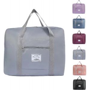 KALANKA-Sac de voyage approuvé par Ryanair, sac de cabine pliable et résistant à l'eau, 40 x 20 x 25 cm, léger pour femme et homme, Vert, Fourre-tout - Neuf