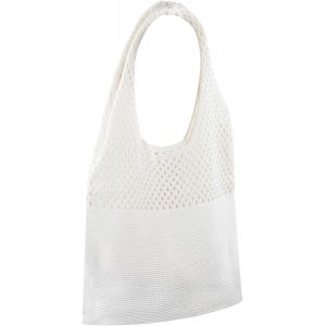 Sac de Plage Femme,Grand Cabas Crochet L&eacute;ger,Sac &agrave; Bandouli&egrave;re Pour Femme Ajour&eacute; Crochet,Sacs Fourre Tout en Mesh Respirant pour Plage et Shopping,Tote Bag d'&Eacute;t&eacute; - Neuf