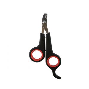 Coupe-Griffes Pour Chat En Acier Inoxydable Demi-Lune Avec Poign&eacute;e Antid&eacute;rapante - Neuf