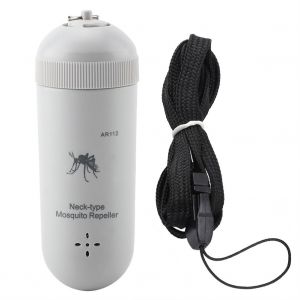 HJLIAN Mini repulsif anti-moustiques portable a ultrasons blanc, sans radiation, pour jardin et parc - Neuf