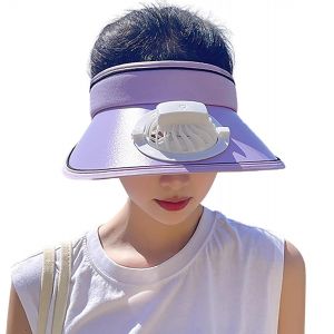 Chapeau De Soleil Avec Éventail, Casquette D'été Avec Éventail - Protection Solaire D'été Pour L'extérieur E - Neuf