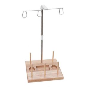 Support De Bobines En Bois Pour Machines &Agrave; Coudre Domestiques Support De Bobines Pour Machines &Agrave; Broder D - Neuf