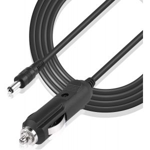 C&acirc;ble allume-cigare de voiture 12V 3A DC,5,5 x 2,1 mm vers chargeur de voiture,c&acirc;ble d'alimentation,rallonge d'alimentation automatique pour DVR de voiture,cam&eacute;ra,GPS,CCTV (2,5 m) - Neuf