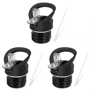3x Couvercle De Paille Pour,Bouteille D'eau De Sport Isol&eacute;e Couvercle De Paille Pour Bouteilles D'eau Kanteen,Bouteille Sous Vide - Neuf
