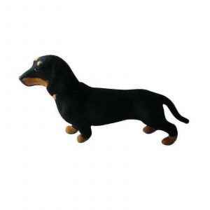 Teckel réaliste peluche jouet - Cadeau réaliste de chien en peluche pour enfants (doux câlin) - Neuf