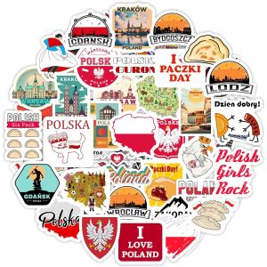 CMJAAGUR-Autocollants Pologne Pour Bouteilles D'Eau Et Ordinateurs Portables - D&eacute;corations Et Cadeaux Sur Le Th&egrave;me Polonais, Vinyle Imperm&eacute;able - Poland Stickers[M1885] - Neuf