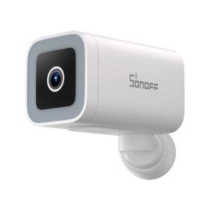 Cam&eacute;ra de S&eacute;curit&eacute; Ext&eacute;rieure Wi-Fi 2K Sonoff CAM-B1P Blanche - Neuf