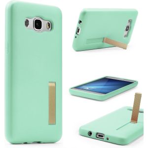 Kal-® Clip Cover - Coque Avec Support Compatible Avec Samsung Galaxy J5 2016 | Tpu Souple Et Léger Vert Mint | Housse Doux Back Case Stand Arrière Mince - Neuf