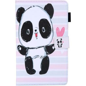 Etui Coque Pour Tablette Samsung Galaxy Tab A 2019 8.0 Pouces T290/T295 Magnétique A Rabat Motif Panda Mignon Bébé Folio Etui Cuir Pu Arrière Bumper Avec Porte Carte Antichoc 360 Protection - Neuf