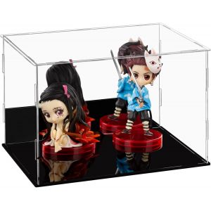 Sansh-Ecoseao Vitrine En Acrylique Avec Miroir, Boîte De Rangement Transparente Pour Figurines D'action, Objets De Collection, Stockage À Domicile (30cmx20cmx20cm) - Neuf