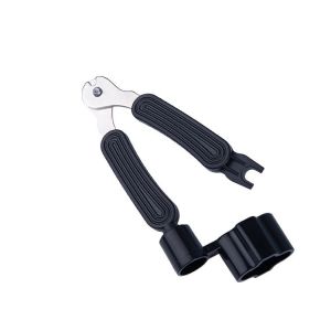 Enrouleur - Enrouleur De Cordes De Guitare, Coupe-Cordes De Guitare, Extracteur De Broches De Chevalet De Guitare - Outil De Guitare Tout-En-Onu Ergonomique Ultime Verser De L'enregistreur - Noir - Neuf