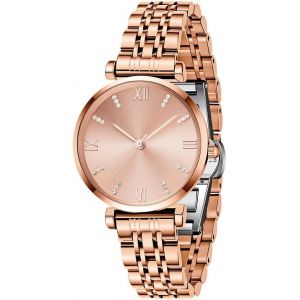 Shiba-Montres À Quartz Analogique Pour Femme En Or Rose Étanche Bijoux Personnalisés Montre Pas Cher Bracelet En Acier Inoxydable [7 - Neuf