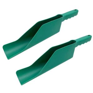 2pcs Gutter Cleaning Scoop Gutter Getter Cleaner Outil De Nettoyage De Goutti&egrave;res De Toit Pour Foss&eacute; Puits De Lumi&egrave;re Gard - Neuf
