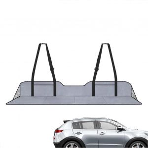 Matelas De Couchage Compact Gris Pour Siege Arriere De Camion Avec Sac De Rangement Pour La Peche, Le Camping, La Plage Et La Voiture - Neuf