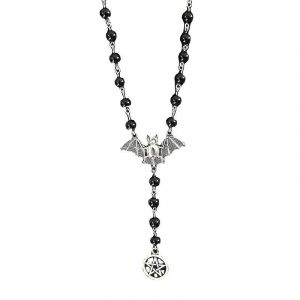 Collier Victorien Avec Pendentif Chauve-Souris Vampire, Bijoux Gothiques Pour Halloween Et No&euml;l - Neuf