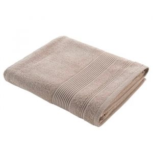 Serviette Ou Drap De Bain En Coton 90 X 150 Cm Tendresse Taupe - Neuf