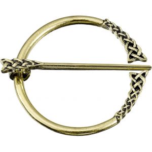 Kjdal-Ancien Broche Cape Broche,P&eacute;nannulaire Broche Cape Fermoir Foulard Broche Ch&acirc;le Broche Cardigan Broche Boucle Pour Femme Homme Costume Accessoire(Or) - Neuf