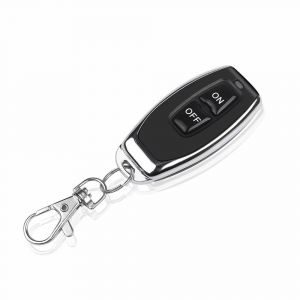 HUWB-Commutateur de t&eacute;l&eacute;commande sans fil 433Mhz AC 110V 220V 30A,relais 1CH,contr&ocirc;leur r&eacute;cepteur et &eacute;metteur RF 433 Mhz &agrave; 2 boutons-1Remote - Neuf