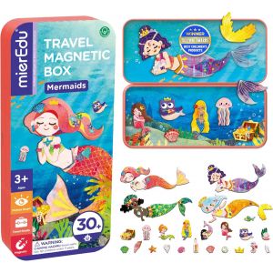 Eryi-Boîte De Jeu Magnétique Sirène À Habiller I Jeu Magnétique À Partir De 3 Ans I Favorise L'imagination Et La Concentration I Jeu De Voyage Idéal Avec 2 Scènes Et 36 Aimants - Neuf
