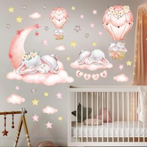 Eryi-Sg2-2203 Rêvez Grand Petit Stickers Muraux Enfants Peel And Stick Sticker Mural Décor De Pépinière Amovible Chambre De Bébé Enfants Doux Rêve Fille Deco Decoration - Neuf