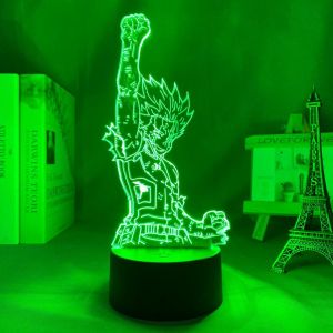 Lampe Led 3d Deku My Hero Academia, Pour D&eacute;coration De Chambre, &Eacute;clairage De Maison, Cadeau D'anniversaire, Lampe Manga Mha Izuku Midoriya - Neuf