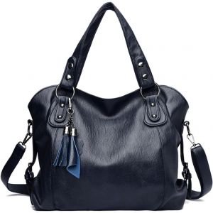 SJZG-Sac Fourre-Tout En Cuir Synthétique Souple Pour Femme - Sac À Main Minimaliste Pour Les Loisirs - Neuf