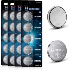 Pile CR2032 Lithium Bouton Batterie 3V-3 Volt CR 2032 Piles pour Apple Airtags t&eacute;l&eacute;commande de cl&eacute; de Voiture lumi&egrave;re LED Porte-cl&eacute;s Balance &eacute;quipement m&eacute;dical Portable (20 pi&egrave;ces) - Neuf