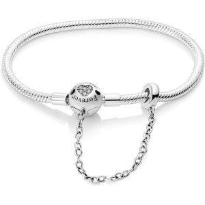 Bracelet Pour Femme For Bead Charms Argent Sterling 925, Bracelet Serpentine Compatible Avec Pandora Charm Bead B2 - Neuf