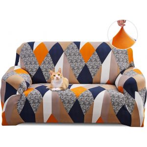 Housse de canapé extensible avec accoudoirs, housse de canapé élastique universelle moderne, housse de protection pour canapé - Neuf
