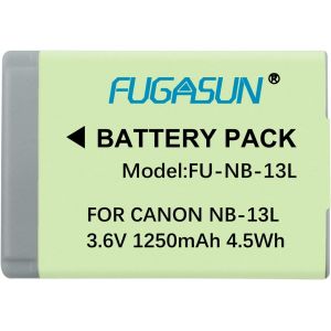 BIBT-1 Pcs 1250 Mah Nb-13L Nb13L Batterie Pour Canon G5X / G5X Mark Ii / G7X / G7X Mark Ii / G7 X Mark Iii G9X Sx620 Hs Sx720 Hs Camera - Neuf