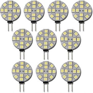 10x G4 Ampoule Led Dc 12v Non Dimmable Blanc 6000k Ampoule Remplacement 20w Lampe Halogène - Neuf