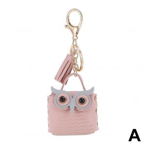 Multifonction, Mignon, Mini-Sac, porte-cl&eacute;s,Mignon Hibou Mini Sac en Cuir PU Chouette Sac de Gland - Neuf