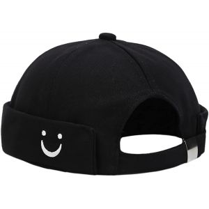 Jexnovashop-Docker Bonnet Bob Homme Femme Chapeau Sans Bord Bonnet Marin Travailleur Casquette Sans Visi&egrave;re Roul&eacute; Chapeau Brimless - Neuf