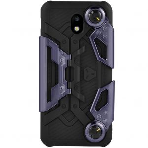 Crabe M&eacute;canique Type Jeu Poign&eacute;e Support T&eacute;l&eacute;phone &Eacute;tui De Protection Pour Samsung J530 / J5 Pro Noir - Neuf