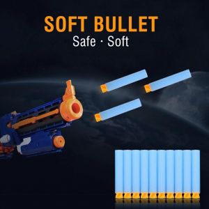400pcs 7.2cm Soft Safety Eva Foam Refill Balls Fl&eacute;chettes Pour Enfants Toy Gun (Bleu Clair) - Neuf