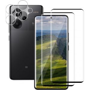 Kal-Lot De Films De Protection D'écran En Verre Blindé Pour Xiaomi Redmi Note 13 Pro Plus 5g, 3d 0 Film De Protection Contre La Poussière Et Les Bulles Pour Redmi Note 13 Pro Plus, - Neuf