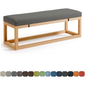 Ulteronixshop-Coussin Pour Banc Ext&eacute;rieur 80 X 40 X 3 Cm, Coussin De Si&egrave;ge Pour Meubles D'int&eacute;rieur/D'ext&eacute;rieur, Long Coussin Pour Bancs De Jardin, Balcon Loft Balan&ccedil;oire Patio, Gris Fonc&eacute; - Neuf