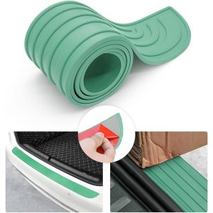 ERYI-Protection Pare Choc Voiture, Protecteur Porte Coffre En Caoutchouc, Résistant Aux Rayures Et Antidérapant, Convient À La Plupart Des Accessoires Extérieurs De Voiture (Vert/90X7Cm) - Neuf